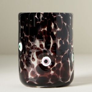 NWT Anthropologie Mystic Icon Juice Glass Tortoiseshell Glass Evil Eye SOLD OUT